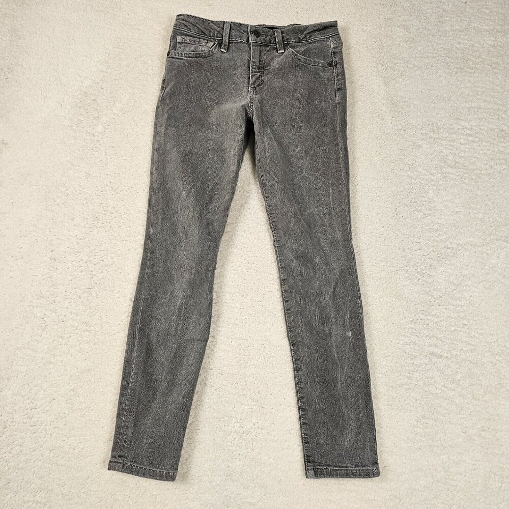 Joes Jeans Women's Size 26 Skinny Ankle Deep Silver White Thread Preppy